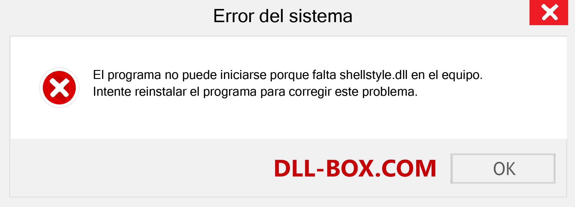 ¿Falta el archivo shellstyle.dll ?. Descargar para Windows 7, 8, 10 - Corregir shellstyle dll Missing Error en Windows, fotos, imágenes