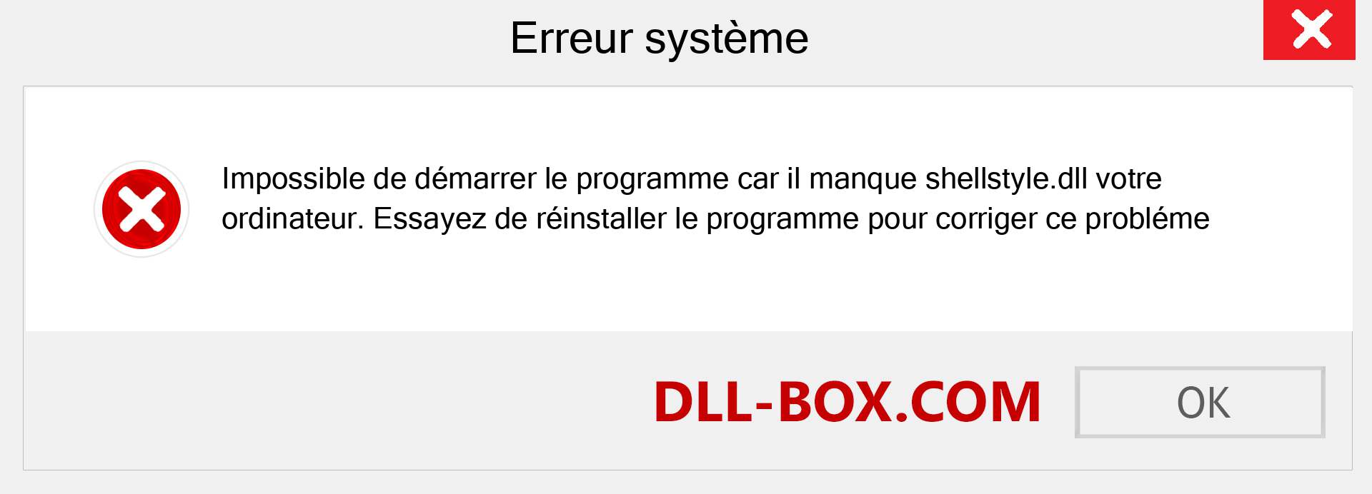 Le fichier shellstyle.dll est manquant ?. Télécharger pour Windows 7, 8, 10 - Correction de l'erreur manquante shellstyle dll sur Windows, photos, images